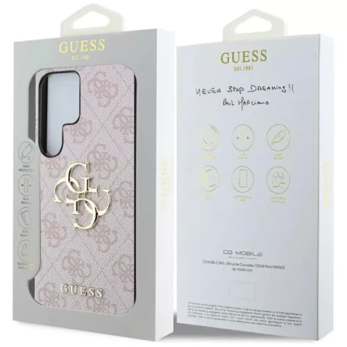 GUESS tok Samsung Galaxy S25 Ultra-hoz GUHCS25L4GMGPI (4G PU Big Logo) pink