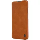 Nillkin Qin bőr fliptok Xiaomi Redmi Note 9T barna