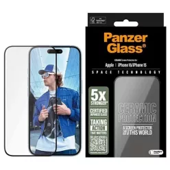   PanzerGlass Ceramic Üvegfólia iPhone 16 6.1" Ultra-Wide Fit 2853