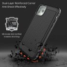 SMD szénszál mintás rugged ütésálló tok iPhone 11 Pro Max