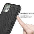 SMD szénszál mintás rugged ütésálló tok iPhone 11 Pro Max