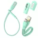 Baseus Bracelet USB Type-C kábel 5A 22 Cm Világoszöld