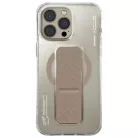 Skinarma Axon iPhone 16 Pro 6.3" mágneses töltés + tartóállvány tok pezsgőszínű