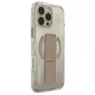 Skinarma Axon iPhone 16 Pro 6.3" mágneses töltés + tartóállvány tok pezsgőszínű