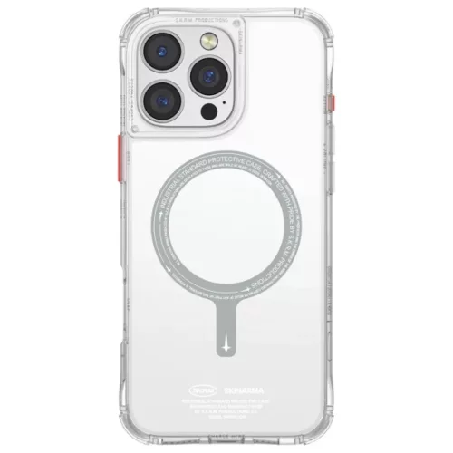 Skinarma Saido iPhone 16 Pro 6.3" Mágneses Töltés átlátszó tok