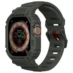 Skinarma Szíj+Tok Mecha 2in1 Apple Watch 49mm olíva