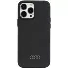 iPhone 13 Pro Max fekete Original Case AUDI hardcase szilikon tok AU-LSRIP13PM-Q3/D1-BK