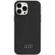 iPhone 13 Pro Max fekete Original Case AUDI hardcase szilikon tok AU-LSRIP13PM-Q3/D1-BK