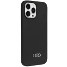 iPhone 13 Pro Max fekete Original Case AUDI hardcase szilikon tok AU-LSRIP13PM-Q3/D1-BK