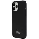 iPhone 13 Pro Max fekete Original Case AUDI hardcase szilikon tok AU-LSRIP13PM-Q3/D1-BK