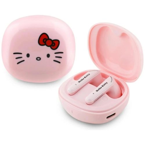 Hello Kitty TWS Fülhallgató Rózsaszín Fényes Kivitel
