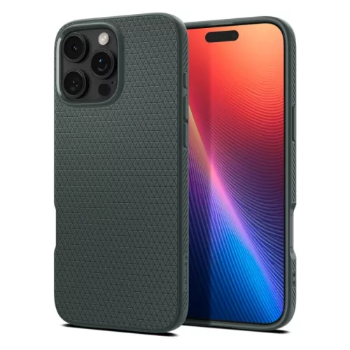 iPhone 16 Pro Abyss Zöld Spigen Liquid Air tok