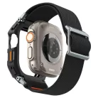 Apple Watch Ultra 1 / 2 / 3 (49 mm) matt fekete Spigen Lite Fit Pro tok szíjjal