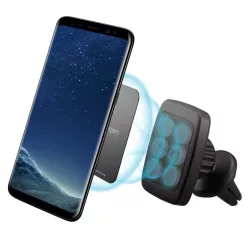 Spigen H12 Mágneses autós tartó szellőzőre fekete