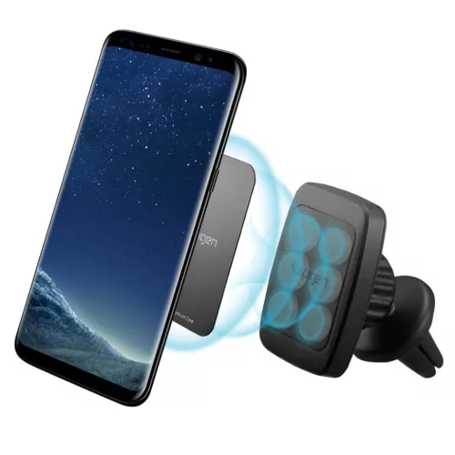 Spigen H12 Mágneses autós tartó szellőzőre fekete