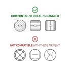 Spigen H12 Mágneses autós tartó szellőzőre fekete