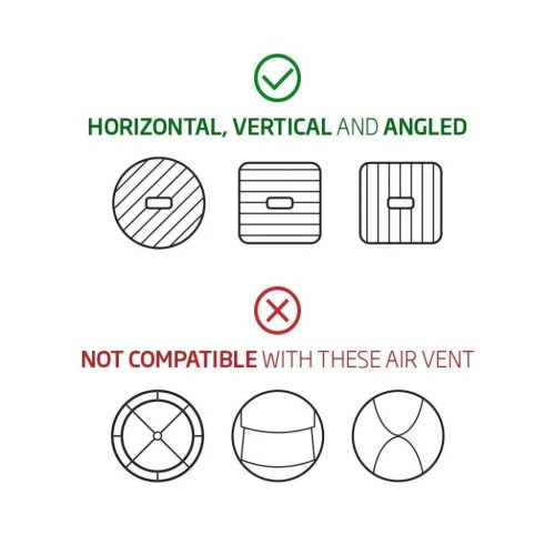 Spigen H12 Mágneses autós tartó szellőzőre fekete