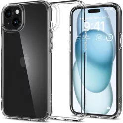 iPhone 15 Kristálytiszta Spigen Ultra Hybrid tok