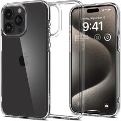 iPhone 15 Pro Max Átlátszó Spigen Ultra Hybrid tok