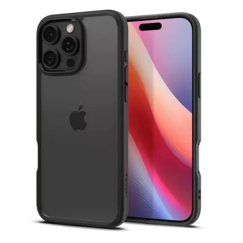 Iphone 16 Pro Matt Fekete Spigen Ultra Hybrid Tok