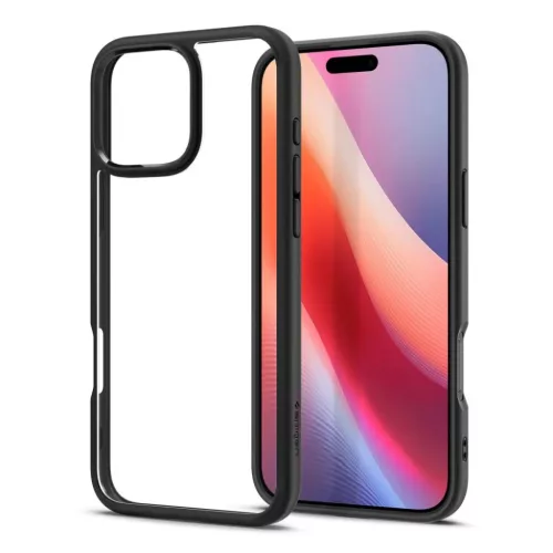 Iphone 16 Pro Matt Fekete Spigen Ultra Hybrid Tok