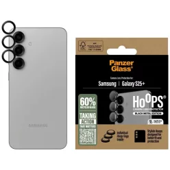   PanzerGlass Hoops lencsevédő Samsung Galaxy S25+ fekete üvegfólia