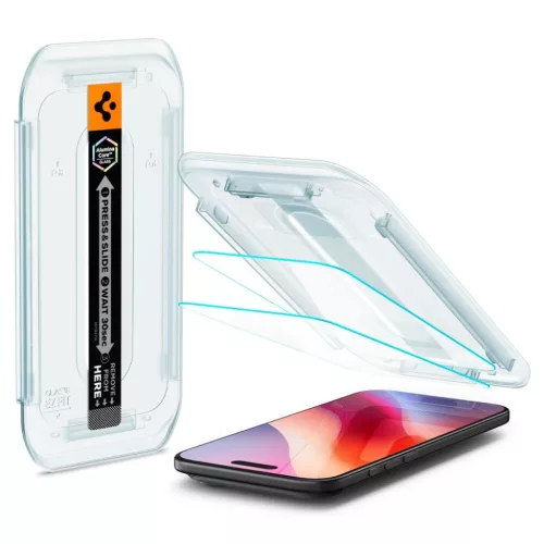 iPhone 17 Air üvegfólia Spigen Glas.tr "EZ Fit" 2-pack Átlátszó