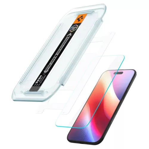 iPhone 17 Air üvegfólia Spigen Glas.tr "EZ Fit" 2-pack Átlátszó