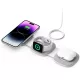 Tech-Protect QI15W-A32 3in1 induktív töltő MagSafe funkcióval okostelefonhoz / Apple Watch-hoz / AirPods-hoz - szürke