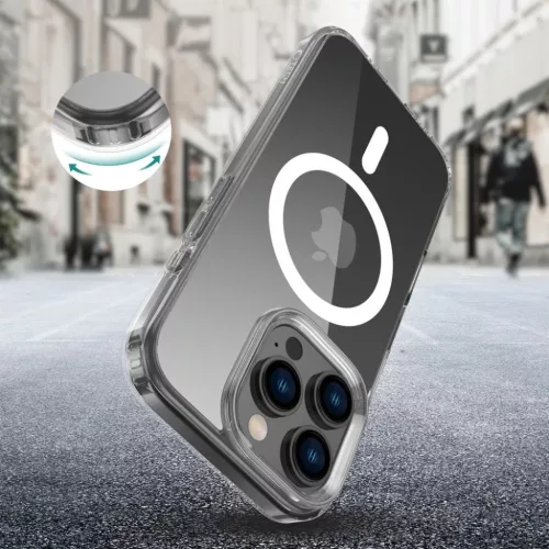 Tech-protect Flexair Hybrid Magsafe Iphone 16 Pro átlátszó Tok