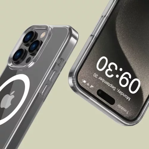 Tech-protect Flexair Hybrid Magsafe Iphone 16 Pro átlátszó Tok