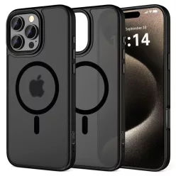 Tech-protect Magmat Magsafe Iphone 16 Pro Matt Fekete Tok