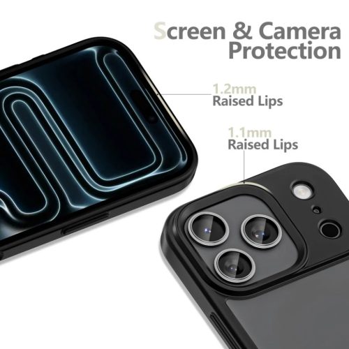 iPhone 17 Pro Max Tech-protect Magmat Matt Fekete tok