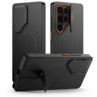 Tech Protect Kevlar Aura Magsafe Galaxy S25 Ultra fekete/narancssárga tok