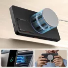 Tech Protect Kevlar Aura Magsafe Galaxy S25 Ultra fekete/narancssárga tok