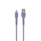 Maxlife MXUC-04 kábel USB - USB-C 1,0 m 3A ibolya