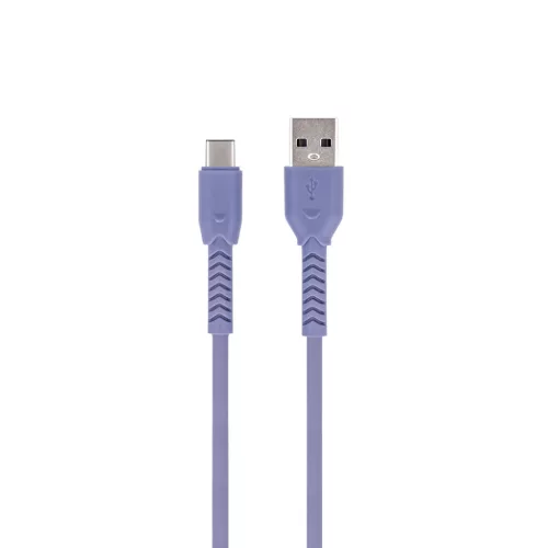 Maxlife MXUC-04 kábel USB - USB-C 1,0 m 3A ibolya