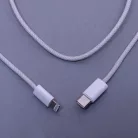 Maxlife MXUC-06 kábel USB-C - Lightning 1,0 m 20W szürke nylon