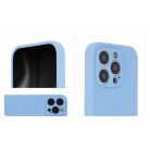 Soft Touch mágneses tok iPhone 15 Pro Max 6,7" pasztell kék tok