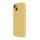 Soft Touch mágnes tok iPhone 15 Pro Max 6,7" pasztell sárga tok,