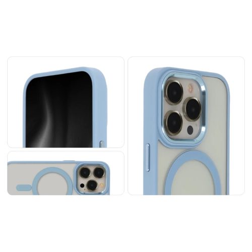 Satin Elegant Mag tok iPhone 14 6,1" kék