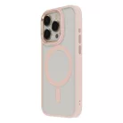Satin Elegant Mag tok iPhone 15 Plus 6,7"-hoz rózsaszín