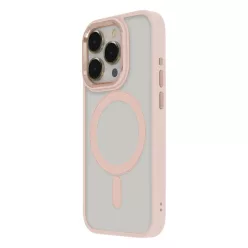   Satin Elegant Mag tok iPhone 15 Plus 6,7"-hoz rózsaszín