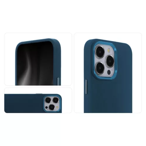 Satin Elegant tok iPhone 11 sötétkék