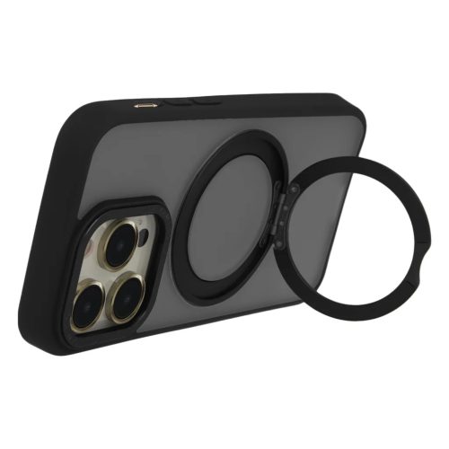 Secure Spinning Mag tok iPhone 15 Pro Max 6,7" fekete