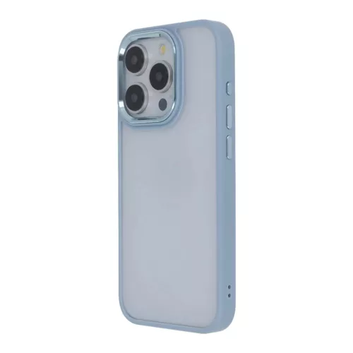 Satin Elegant Matt tok iPhone 11 kék tok