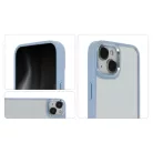 Satin Elegant Matt tok iPhone 11 kék tok