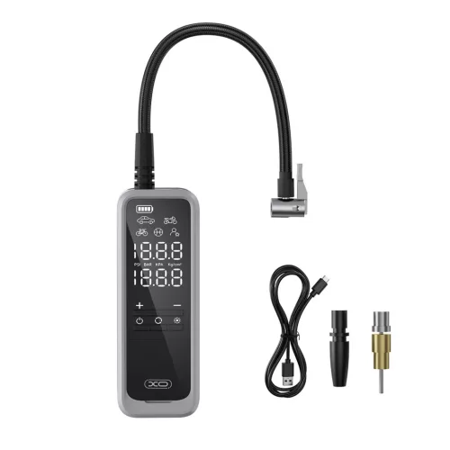 XO kerékpumpa CZ018 fekete univerzális 5000mAh vezeték nélküli
