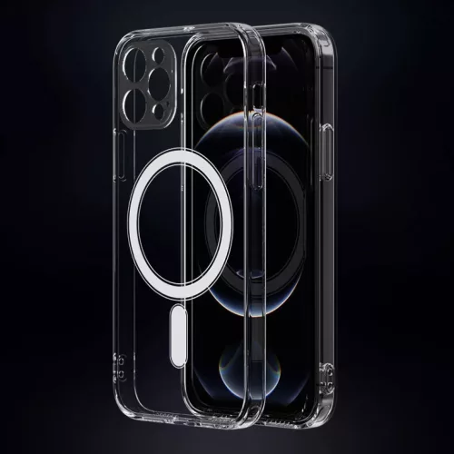 Anti Shock 1,5 mm Mag tok iPhone 16 Pro 6,3"-hoz átlátszó kameravédelemmel