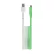 Setty USB - Lightning kábel 1,5 m 2,4A KGA-L-1.52420 menta-fehér átmenetes